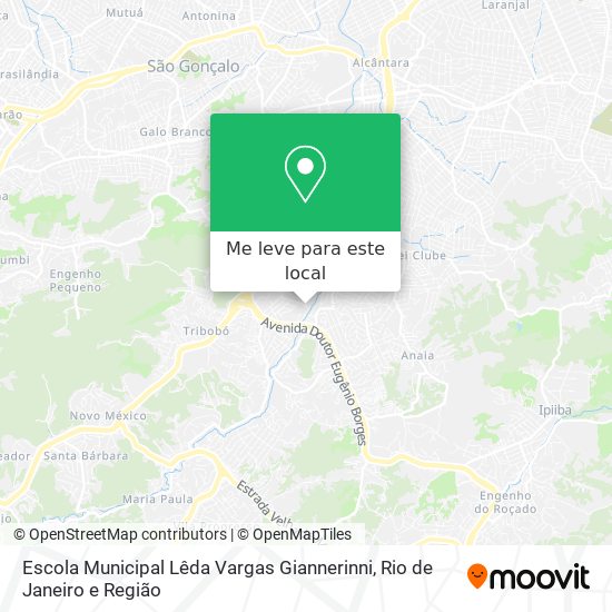 Escola Municipal Lêda Vargas Giannerinni mapa