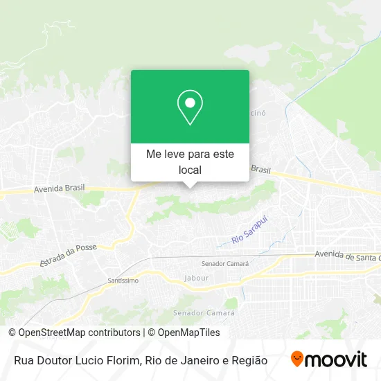 Rua Doutor Lucio Florim mapa