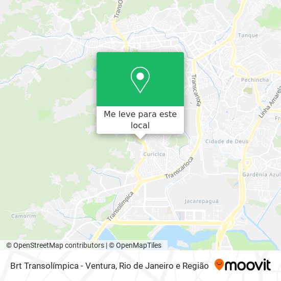 Brt Transolímpica - Ventura mapa
