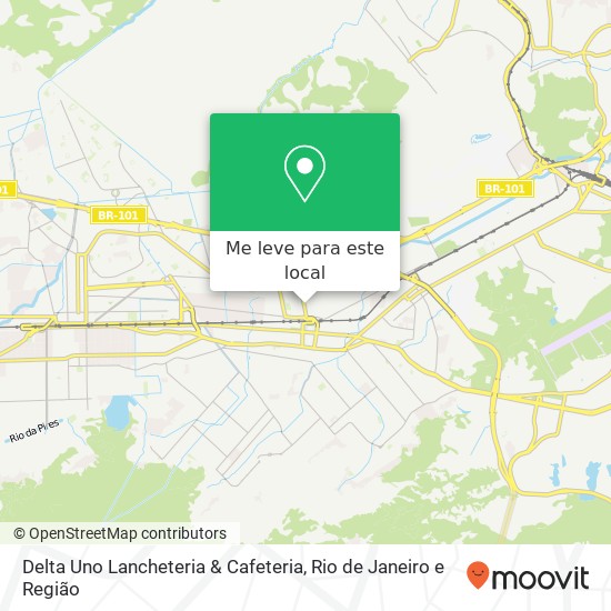 Delta Uno Lancheteria & Cafeteria mapa
