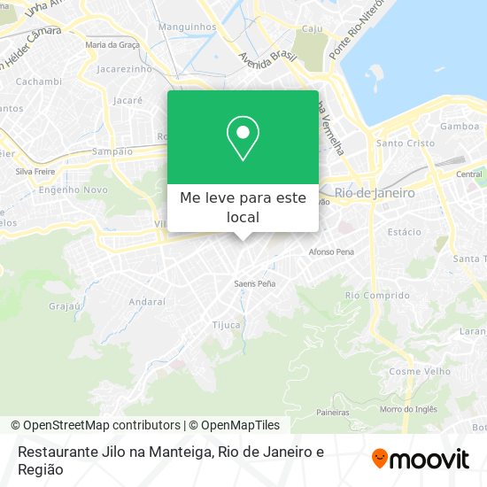 Restaurante Jilo na Manteiga mapa