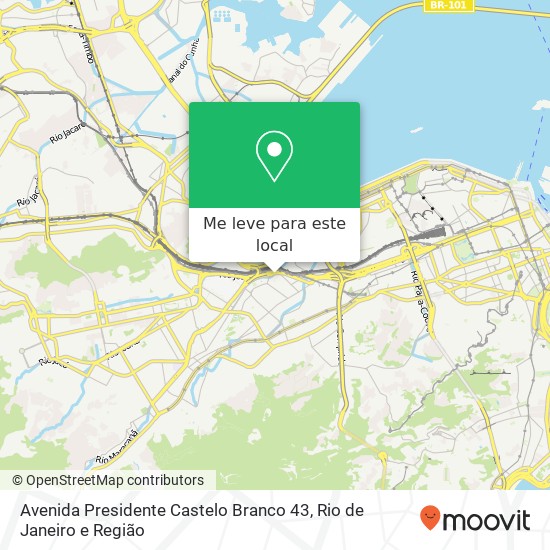 Avenida Presidente Castelo Branco 43 mapa