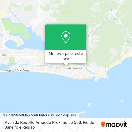 Avenida Rodolfo Amoedo Próximo ao 500 mapa