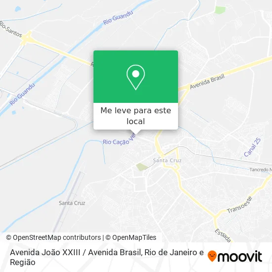 Avenida João XXIII / Avenida Brasil mapa