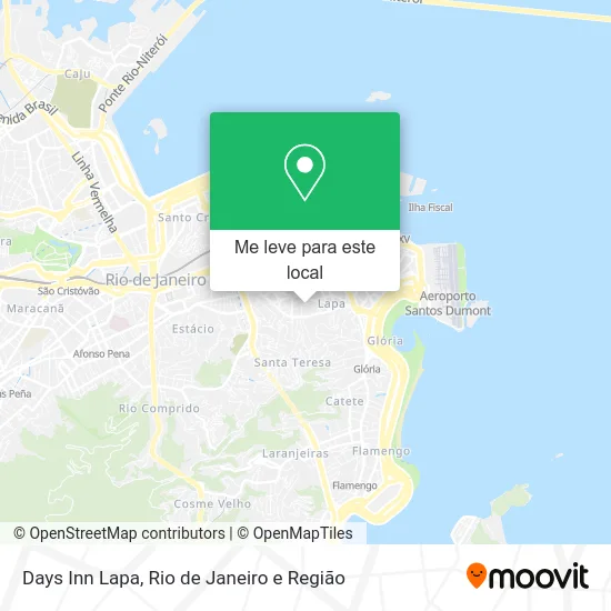 Days Inn Lapa mapa