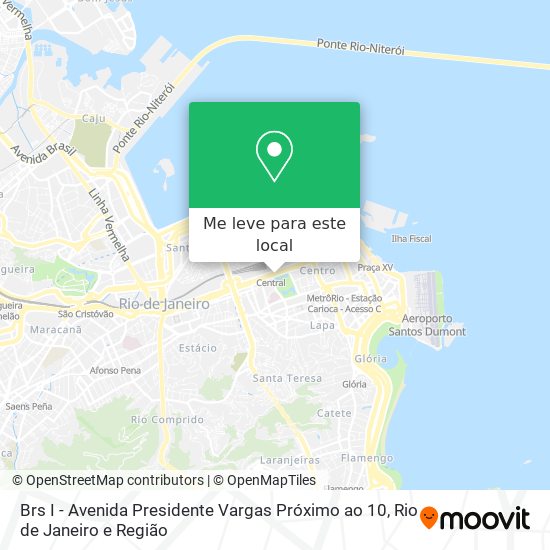 Brs I - Avenida Presidente Vargas Próximo ao 10 mapa