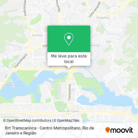 Brt Transcarioca - Centro Metropolitano mapa