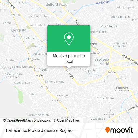 Tomazinho mapa