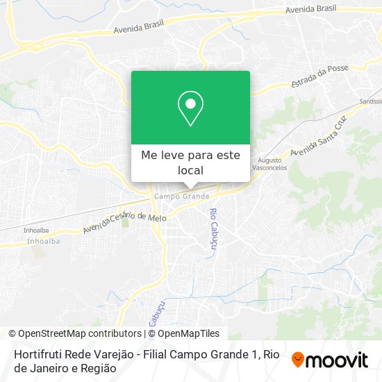 Hortifruti Rede Varejão - Filial Campo Grande 1 mapa