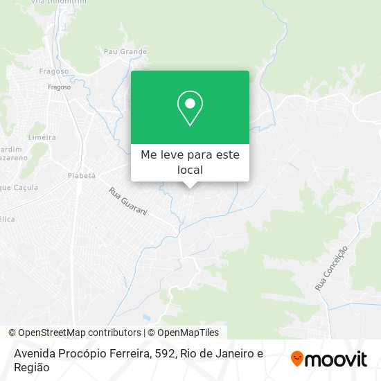 Avenida Procópio Ferreira, 592 mapa