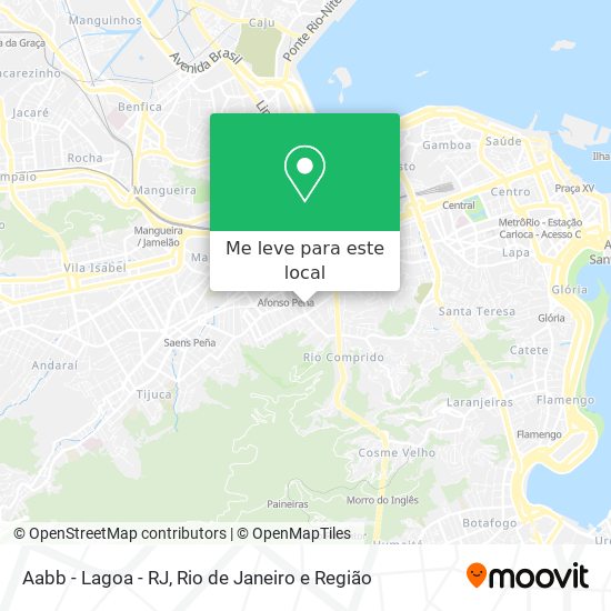 Aabb - Lagoa - RJ mapa