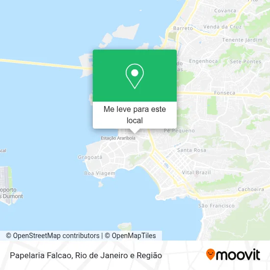 Papelaria Falcao mapa