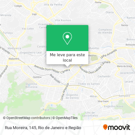 Rua Moreira, 145 mapa