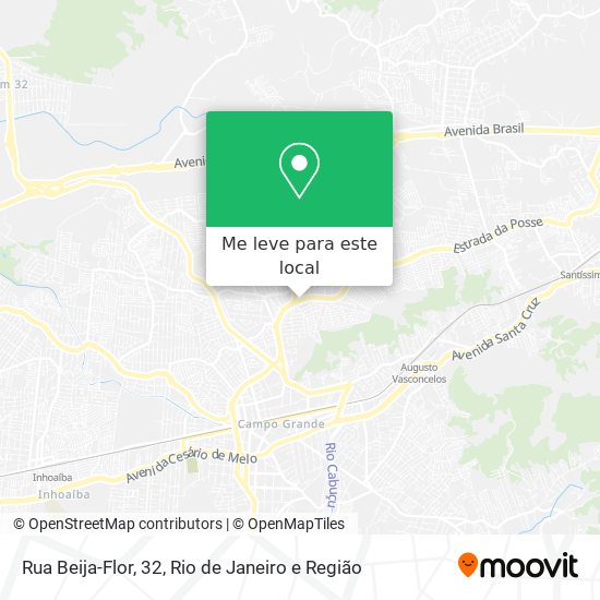 Rua Beija-Flor, 32 mapa
