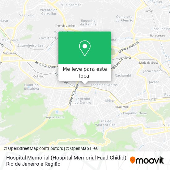 Hospital Memorial (Hospital Memorial Fuad Chidid) mapa