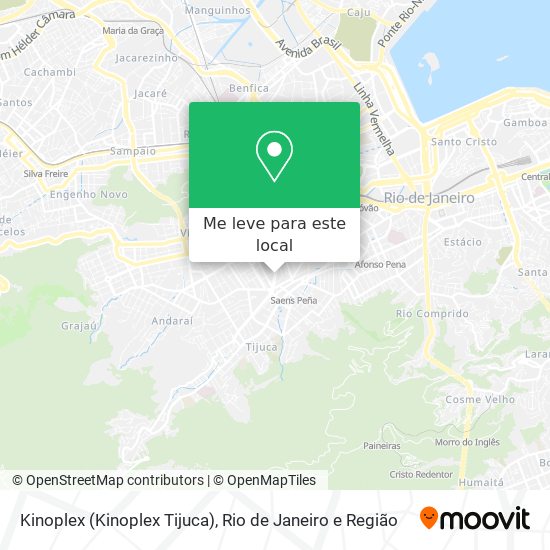 Kinoplex (Kinoplex Tijuca) mapa