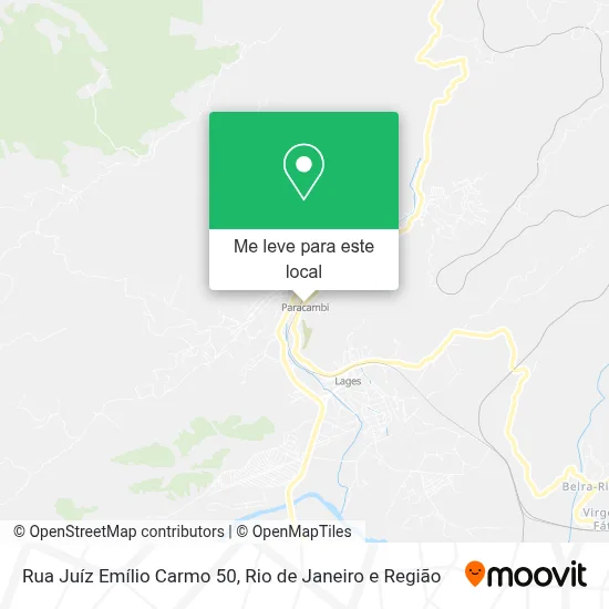 Rua Juíz Emílio Carmo 50 mapa