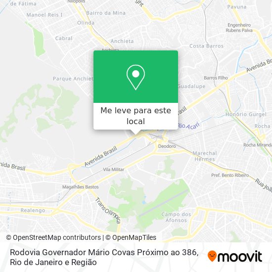 Rodovia Governador Mário Covas Próximo ao 386 mapa