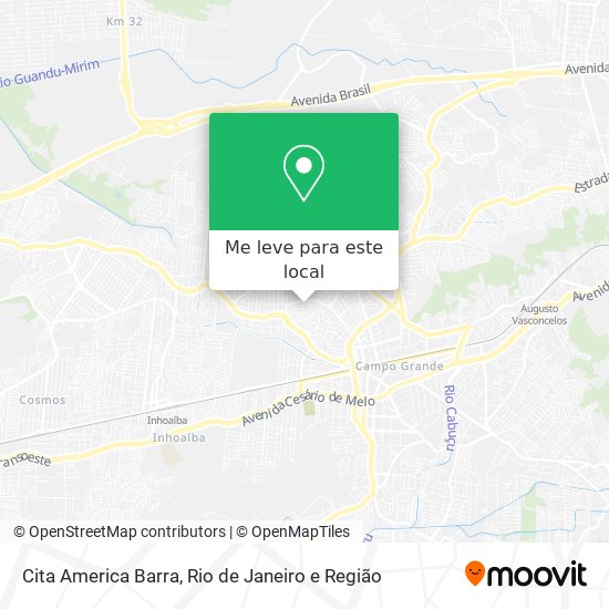 Cita America Barra mapa