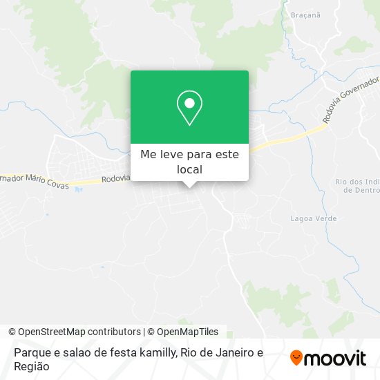 Parque e salao de festa kamilly mapa