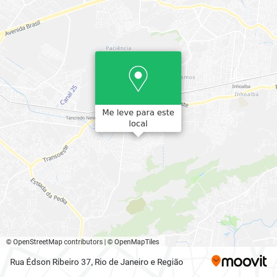 Rua Édson Ribeiro 37 mapa