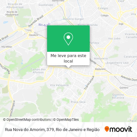 Rua Nova do Amorim, 379 mapa