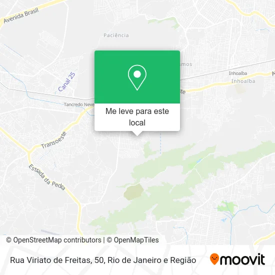 Rua Viriato de Freitas, 50 mapa