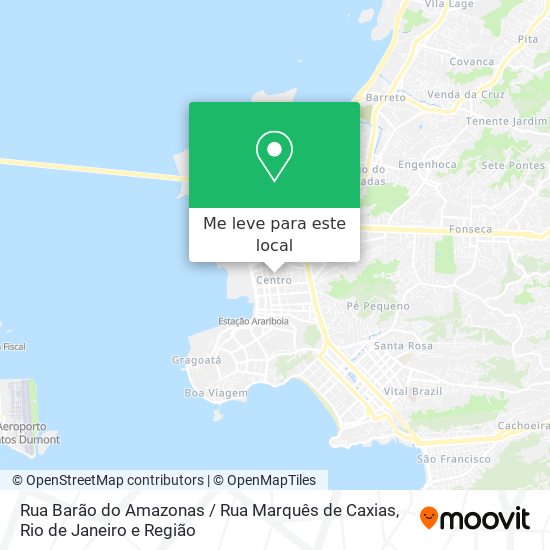 Rua Barão do Amazonas / Rua Marquês de Caxias mapa