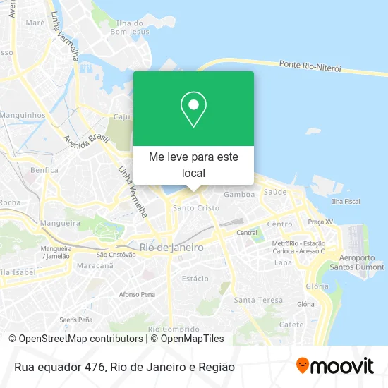 Rua equador 476 mapa