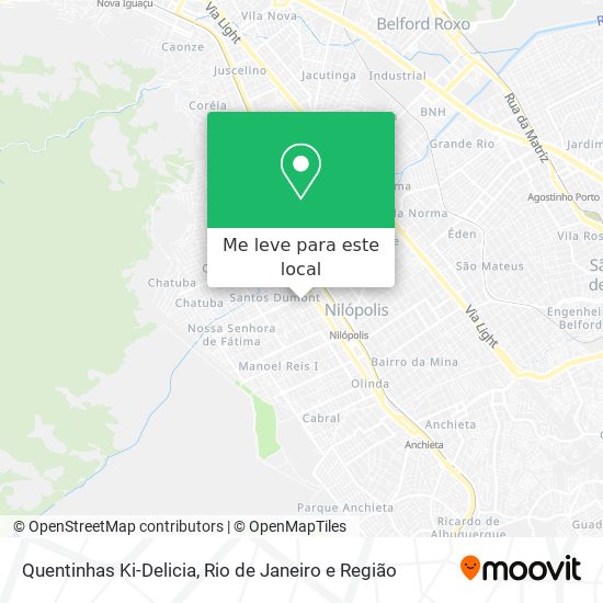 Quentinhas Ki-Delicia mapa