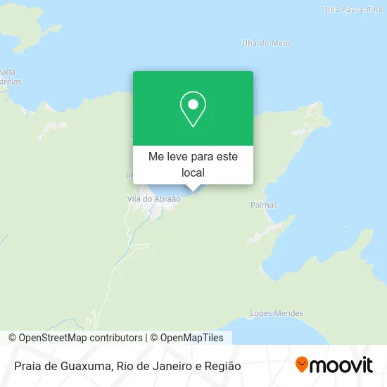 Praia de Guaxuma mapa