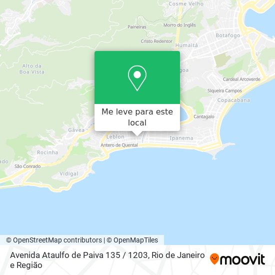 Avenida Ataulfo de Paiva 135 / 1203 mapa