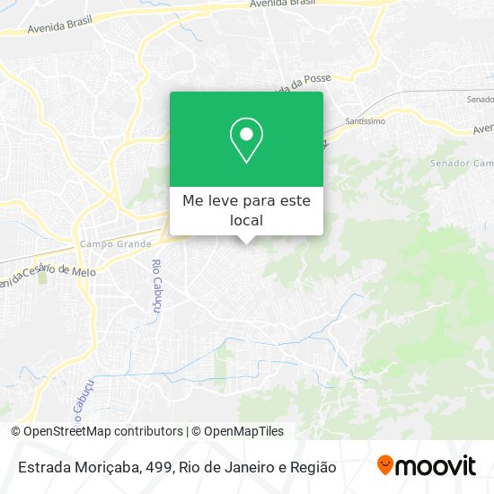 Estrada Moriçaba, 499 mapa