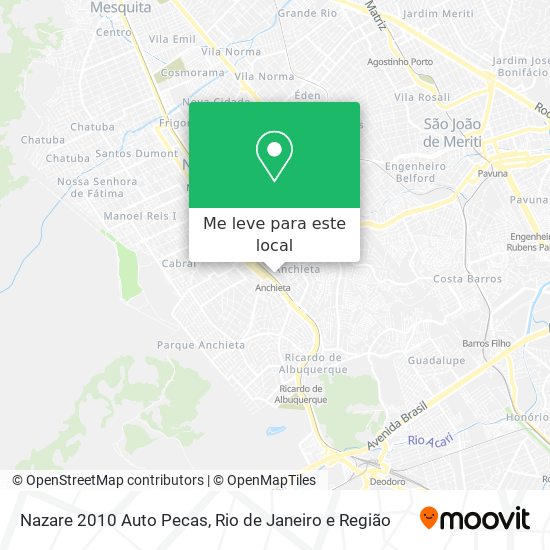 Nazare 2010 Auto Pecas mapa