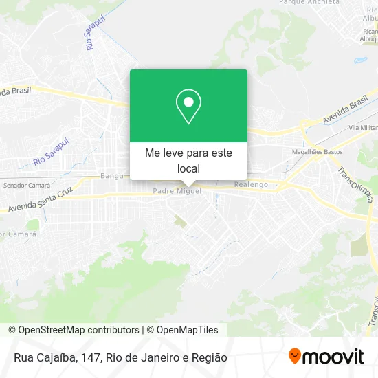 Rua Cajaíba, 147 mapa