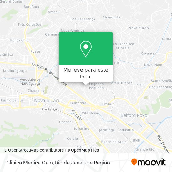 Clinica Medica Gaio mapa