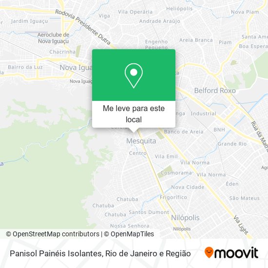 Panisol Painéis Isolantes mapa