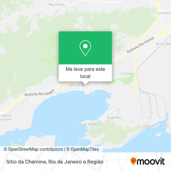 Sitio da Chamine mapa