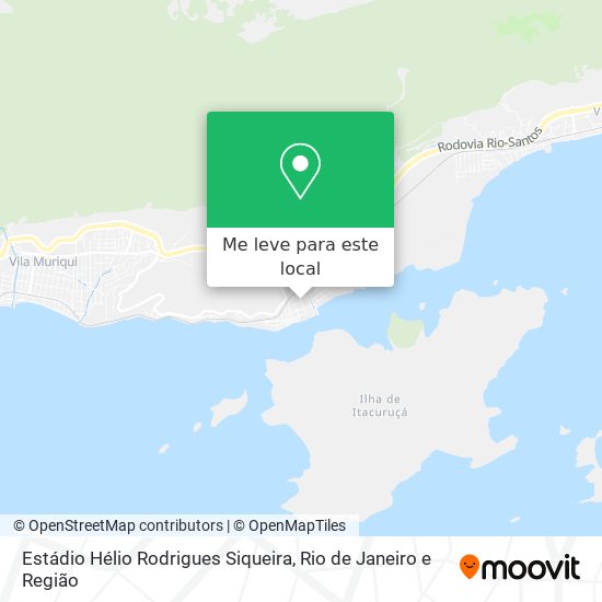 Estádio Hélio Rodrigues Siqueira mapa