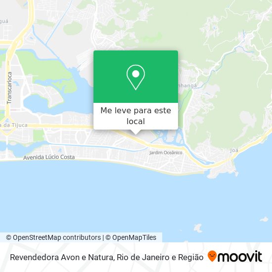 Revendedora Avon e Natura mapa