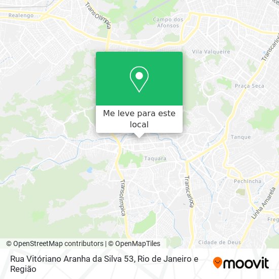 Rua Vitóriano Aranha da Silva 53 mapa