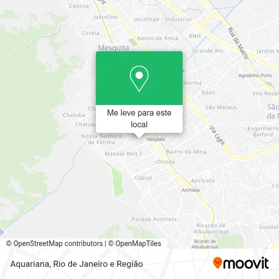 Aquariana mapa