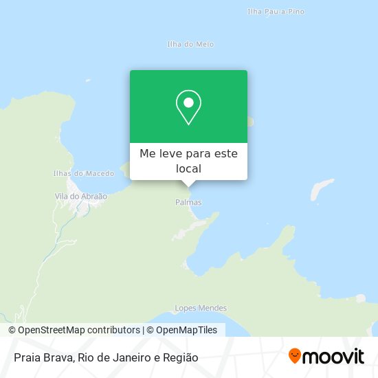 Praia Brava mapa