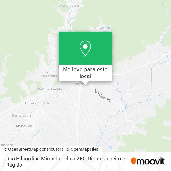 Rua Eduardina Miranda Telles 250 mapa