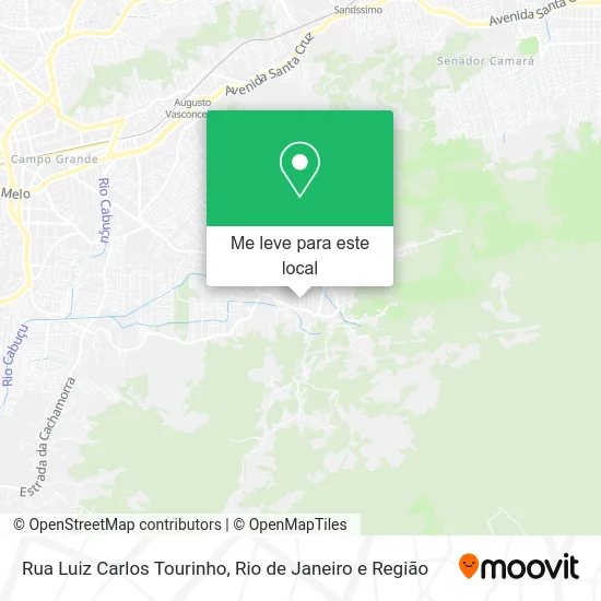 Rua Luiz Carlos Tourinho mapa
