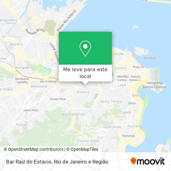 Bar Raiz do Estácio mapa