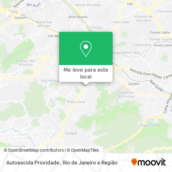Autoescola Prioridade. mapa