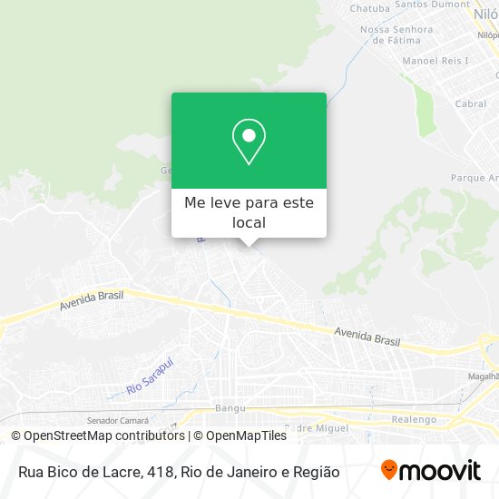 Rua Bico de Lacre, 418 mapa