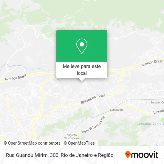 Rua Guandu Mirim, 300 mapa