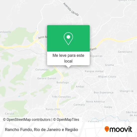 Rancho Fundo mapa